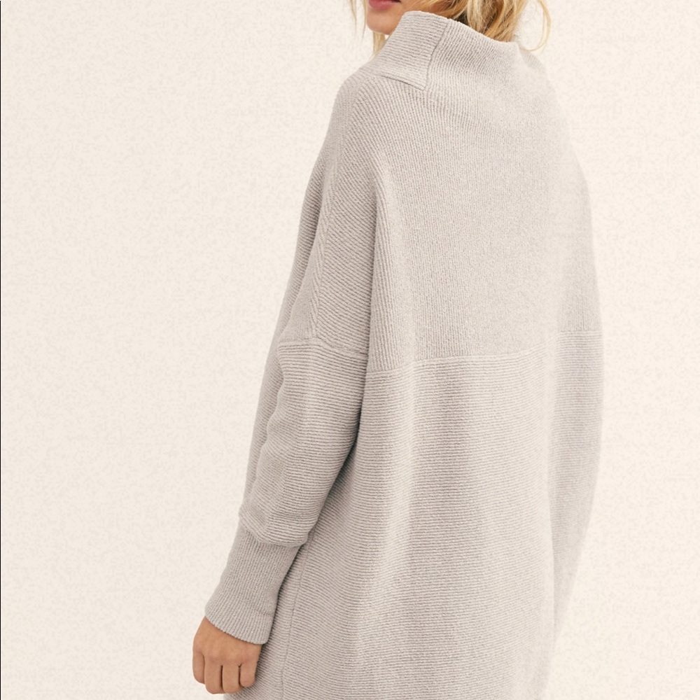 Ice grey ottoman tunic